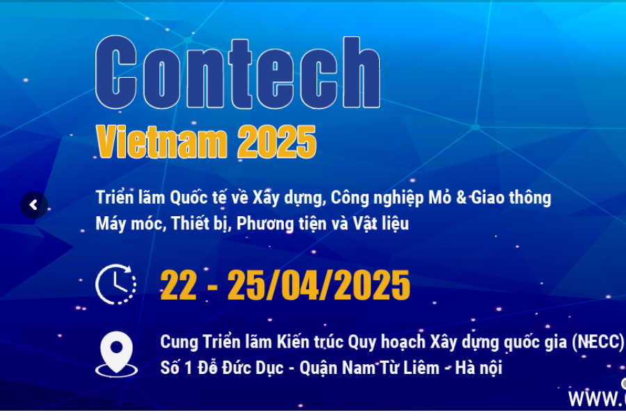 2025年越南工程机械、商用车辆及配件展览会ContechVietnam 2025